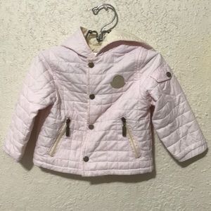 Powder pink baby moncler jacket 9-12 months